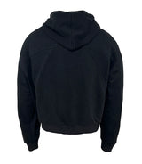 Deconstructed Boxy Fit Zip Hoodie