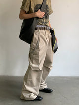 M51 Loose Fit Washed Cargo Pants