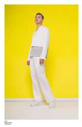 Double Belt Metal Buckle Casual Pants