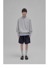 Draped Drawstring Wide Shorts