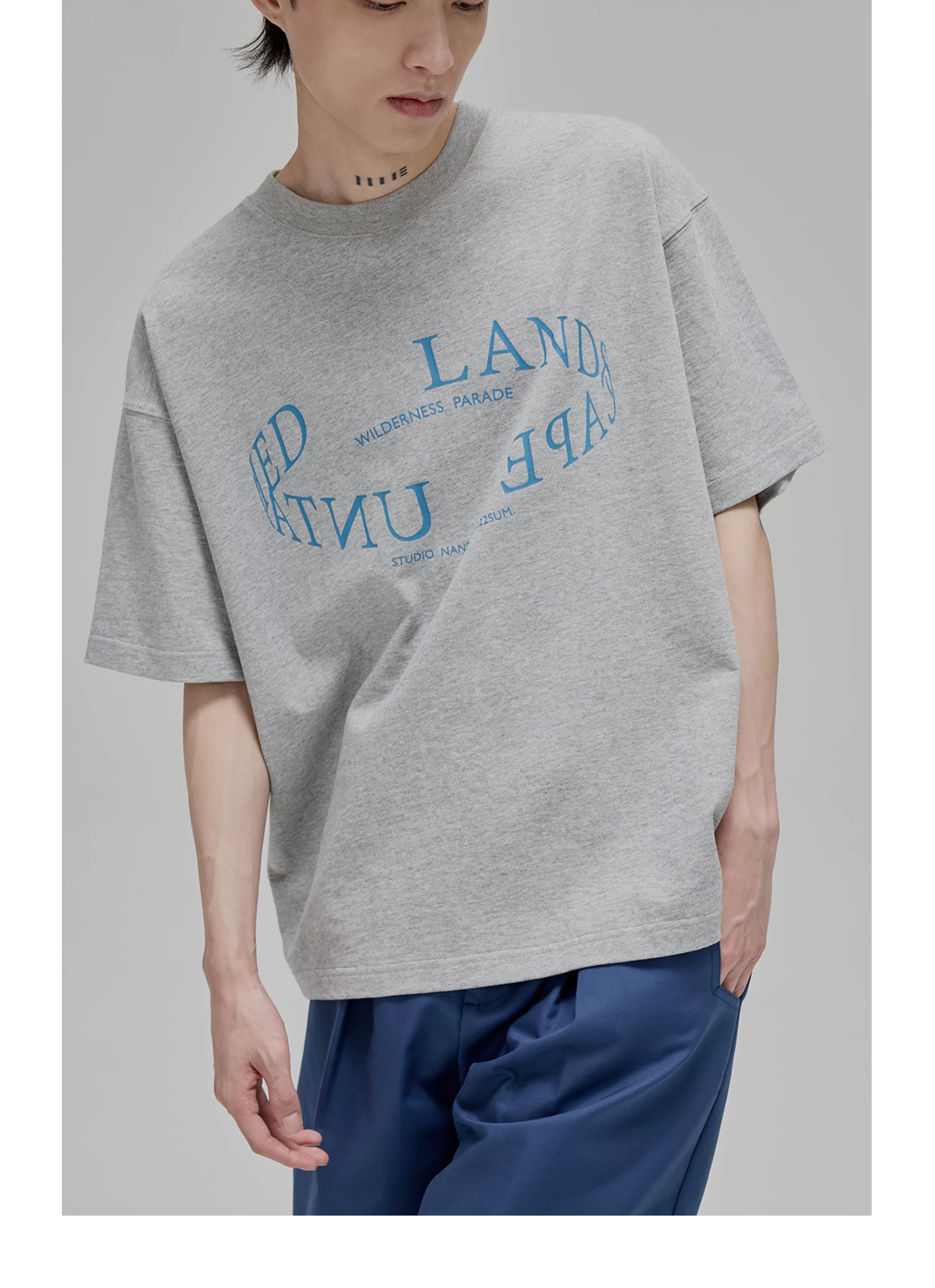 Ring Letter Print Tee