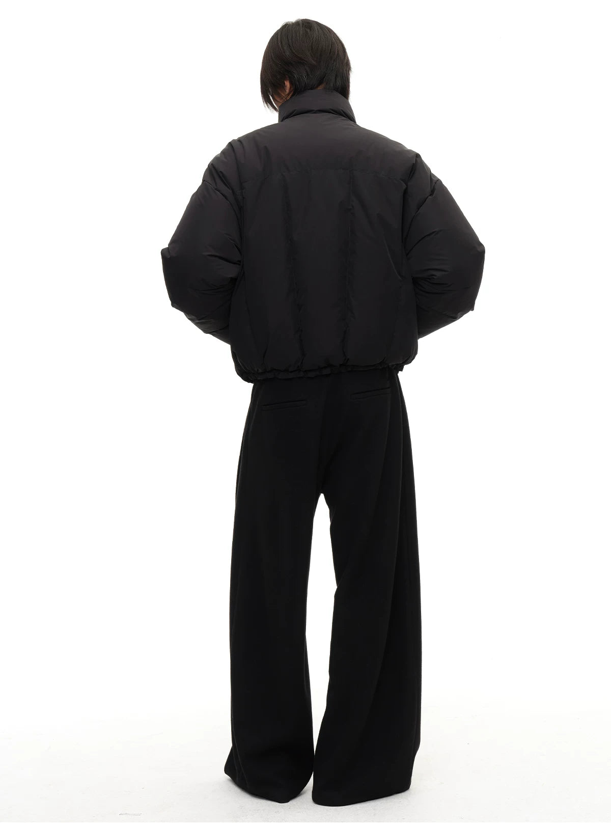 Magnetic Zipper Turtleneck Down Jacket