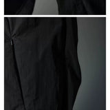 Waterproof Irregular Zippered Baggy Trench Pants