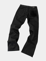 Heavy Black Boot-Cut Jeans