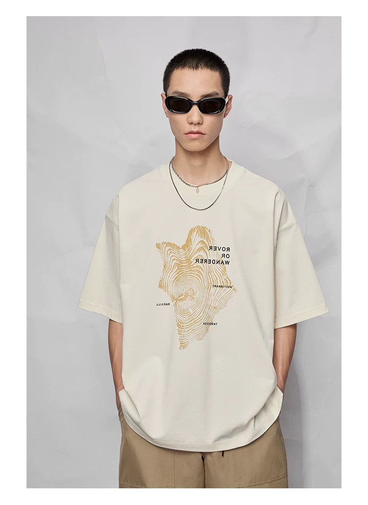 Oversized Graphic Print Tee