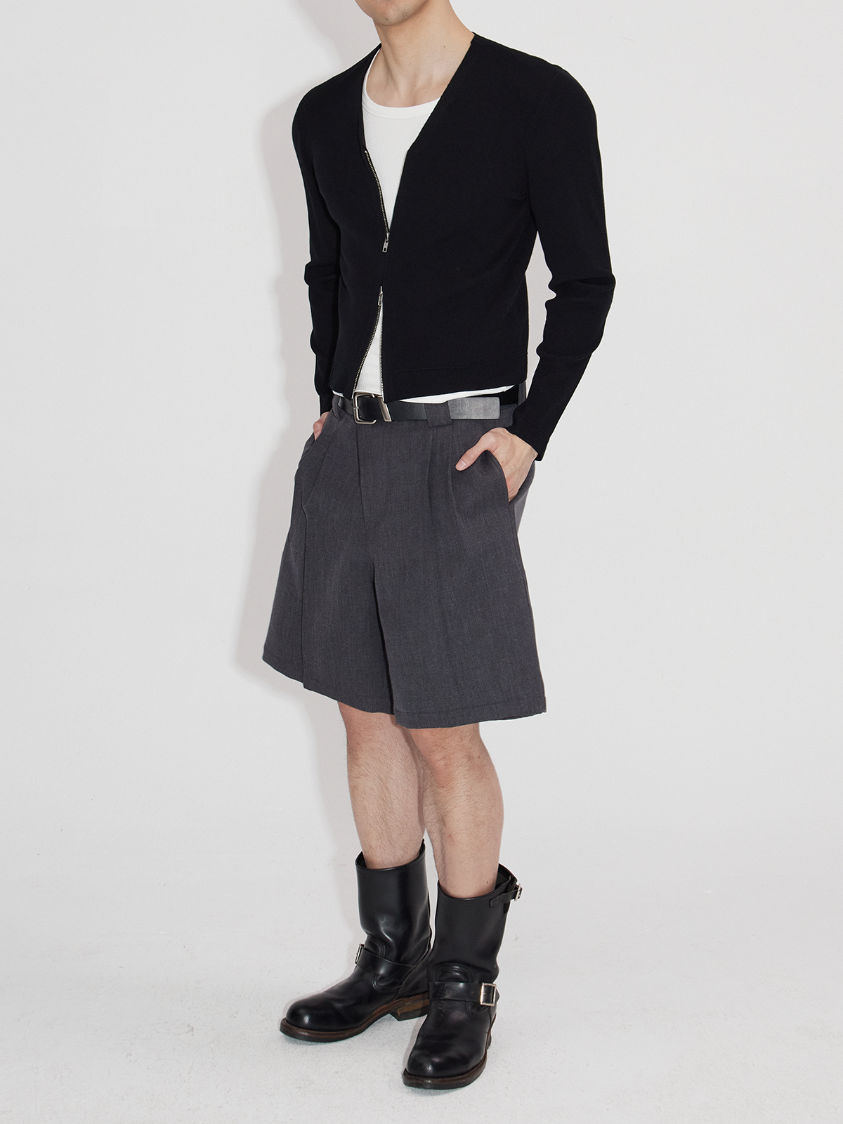 25SS V-Neck Zip Jacket