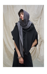 Intertwined Decorative Detachable Oversized Hood