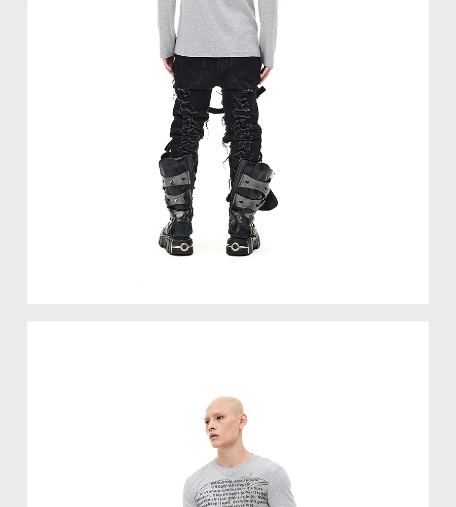 Opium Print Slim Stretchy Lyocell Tee