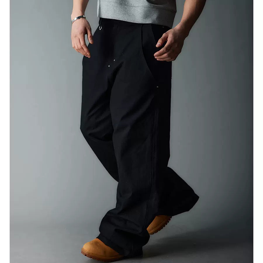 Double Pocket Rhinestone Washed Cargo Pants