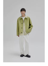 Basic Long Sleeve Cotton Blend Shirt