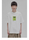 Floral Silhouette Print Short Sleeve Tee