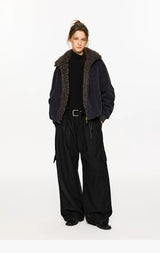 Men's Suede Lapel Winter Teddy Coat