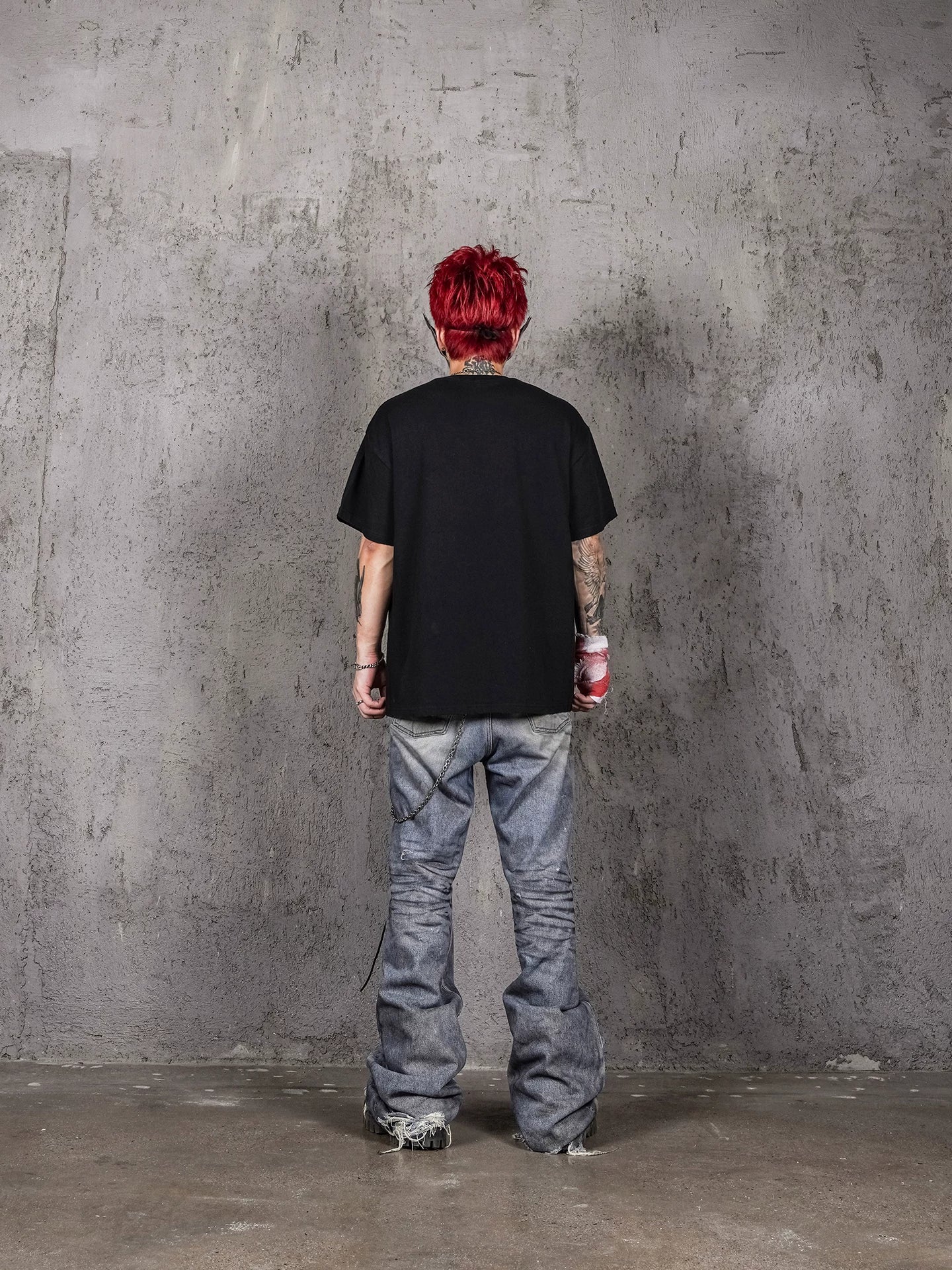 Vintage Digital Print Short Sleeve Tee
