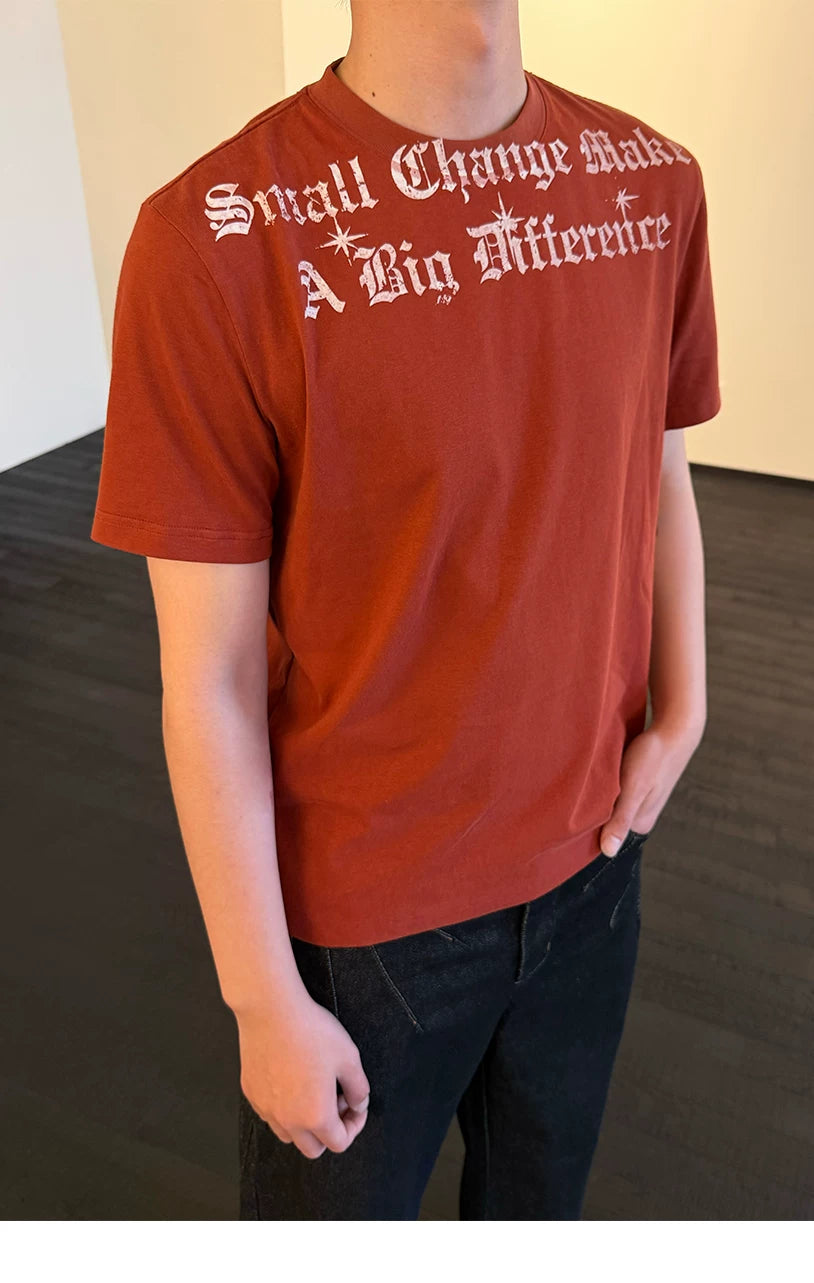 Quick Dry Straight Shoulder Printed Tees