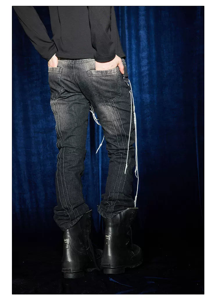 American Vintage Star Drawstring Stretch Jeans