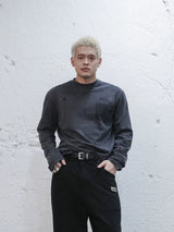 Vintage Printed Pocket Long Sleeve Tee