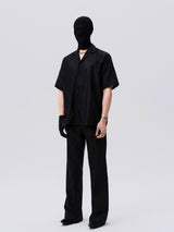 Men's Snake Print Short Sleeve Shirt