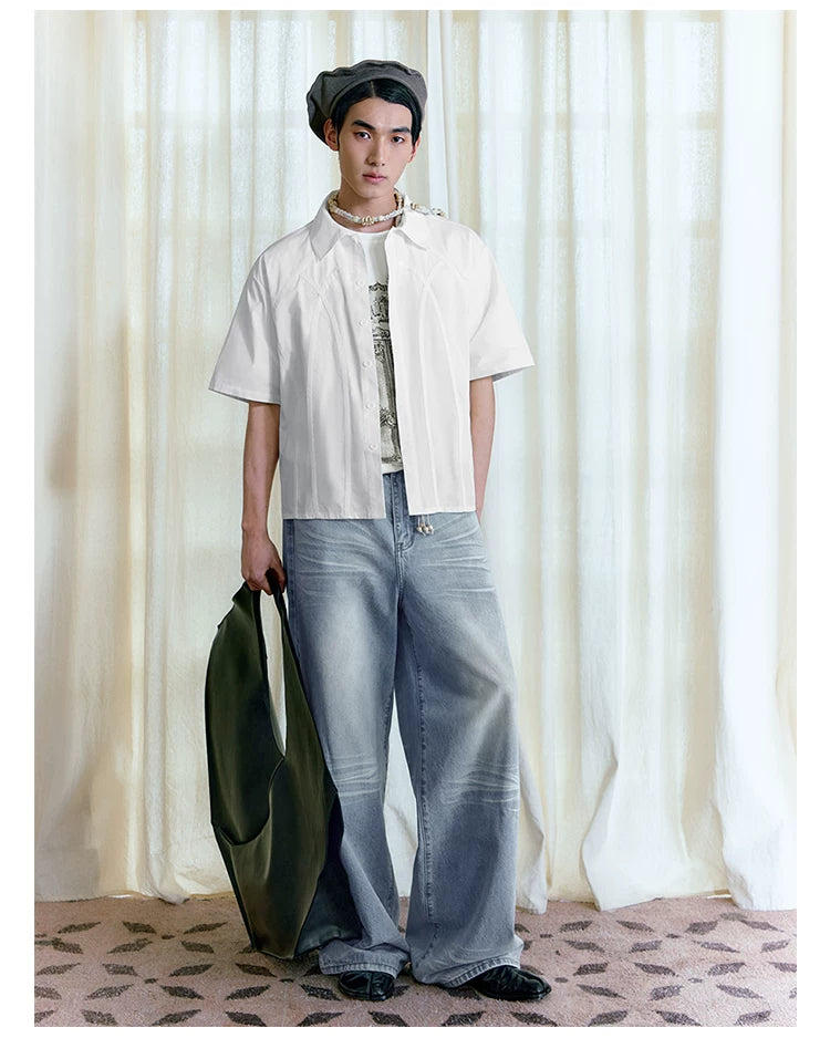 Fence Short Sleeve Cotton Shirt