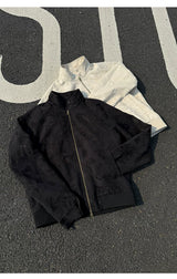 Men's Linen Floral Jacquard Harrington Jacket