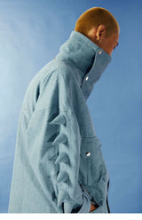 Spiny Dinosaur Vintage Denim Jacket
