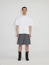Elastic Waist Tailored Shorts
