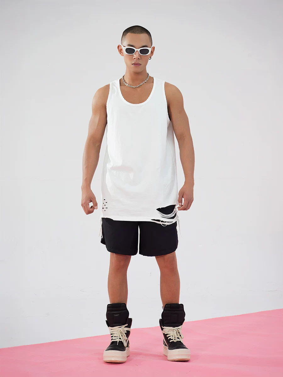 Men's Ripped Sports Tank Tops