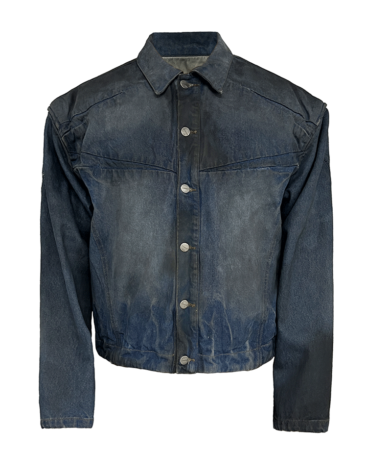 Frosted Washed Denim Jacket