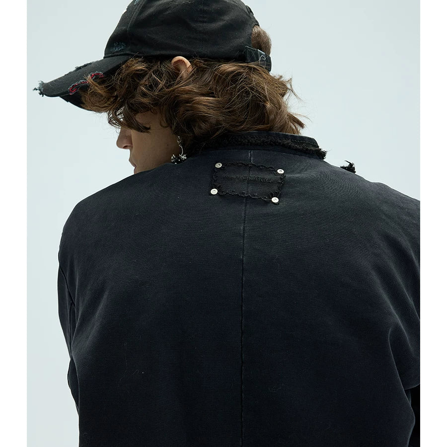 Chained Short Mock Neck Puffer Coat