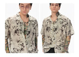Muted Rose Silk Hawaiian Shirt