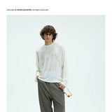 Vintage Printed Loose Sheer Cotton Tee