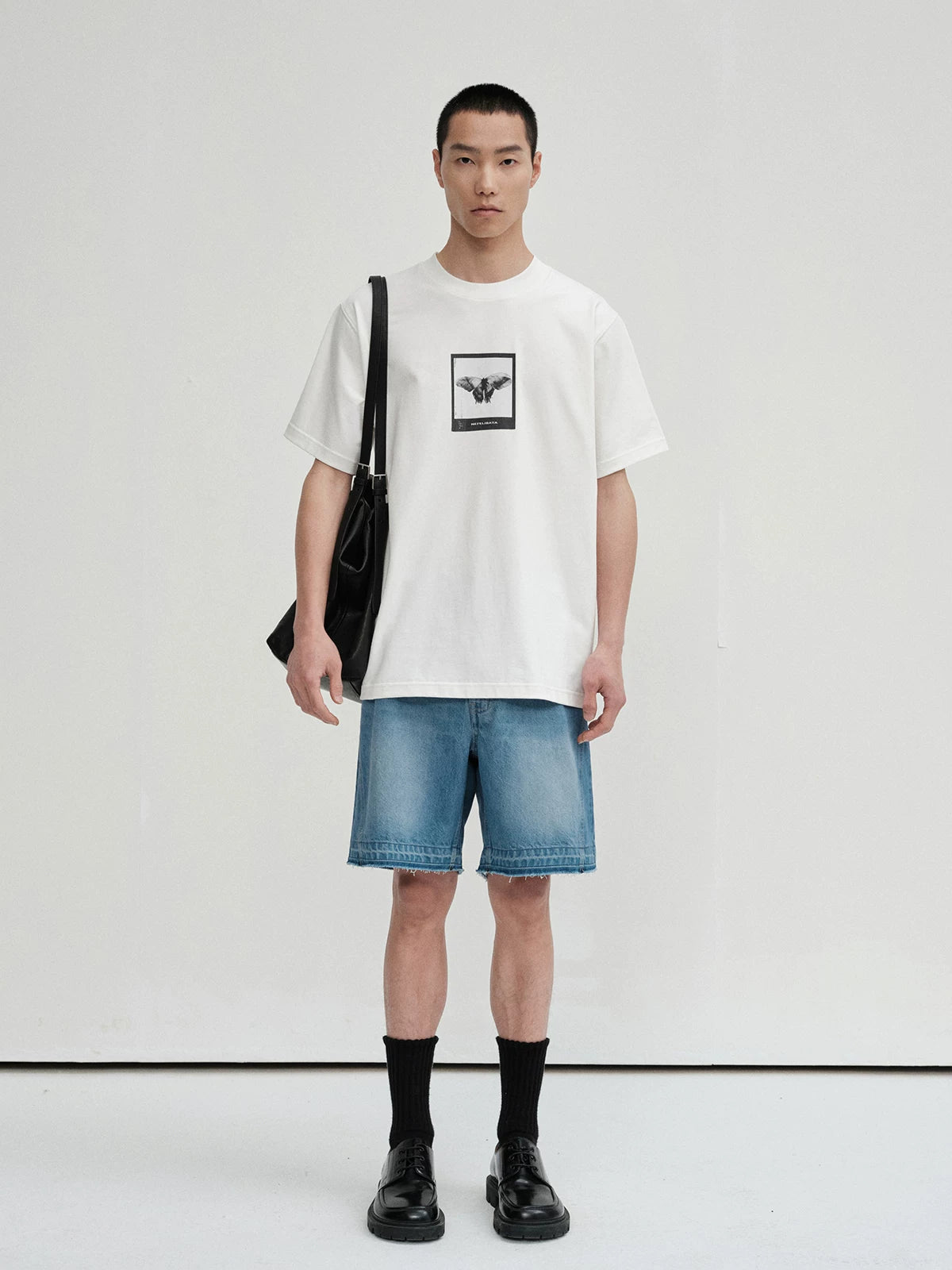 Printed 300G Long-Staple Cotton Short-Sleeve Tee