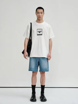 Printed 300G Long-Staple Cotton Short-Sleeve Tee