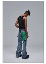 Skeleton Print Ribbed Tank Top