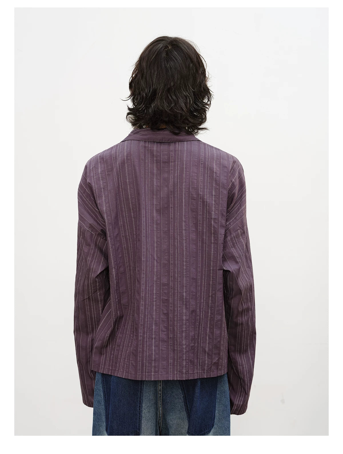 Striped Drop Shoulder Shirts