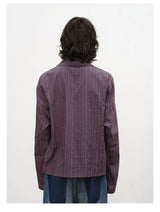 Striped Drop Shoulder Shirts