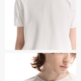 Tri-color Sorona Lace Raglan Slim Tee