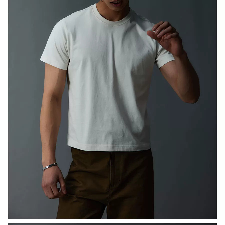 Unisex Tri-Color Slim Cotton Tees