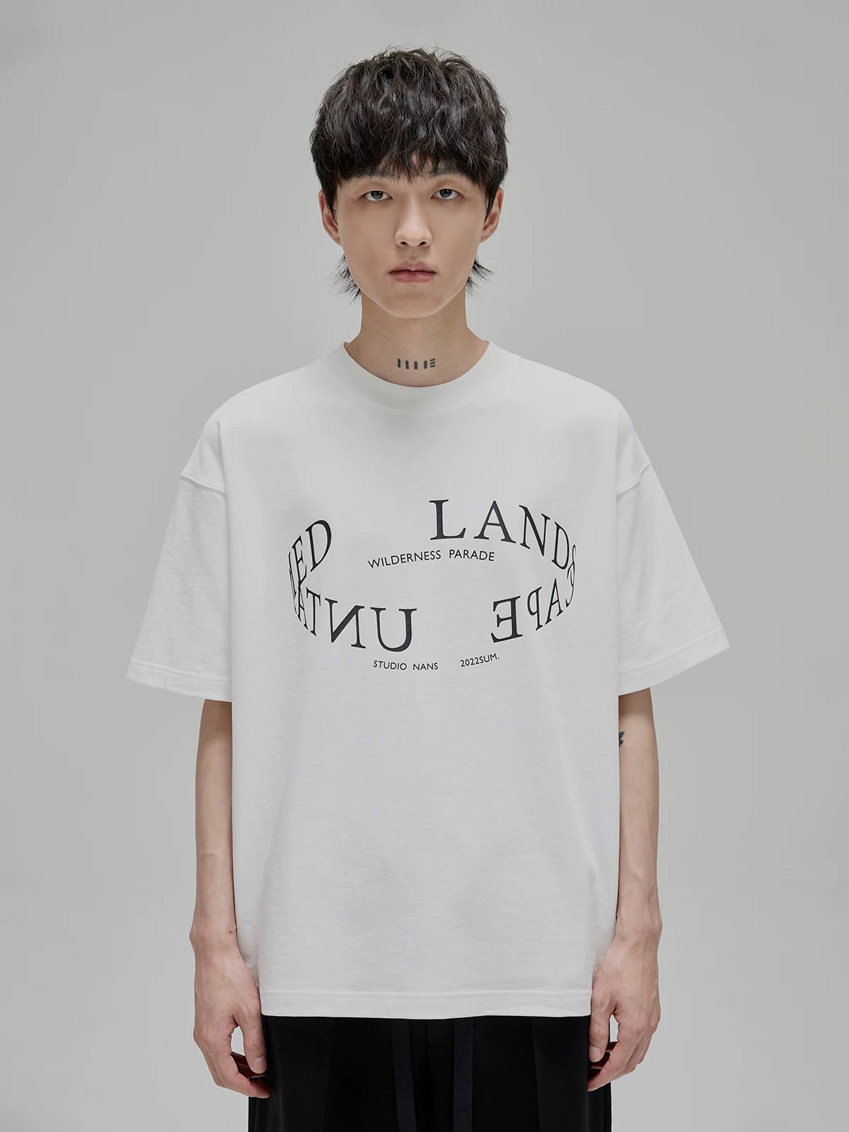 Ring Letter Print Tee
