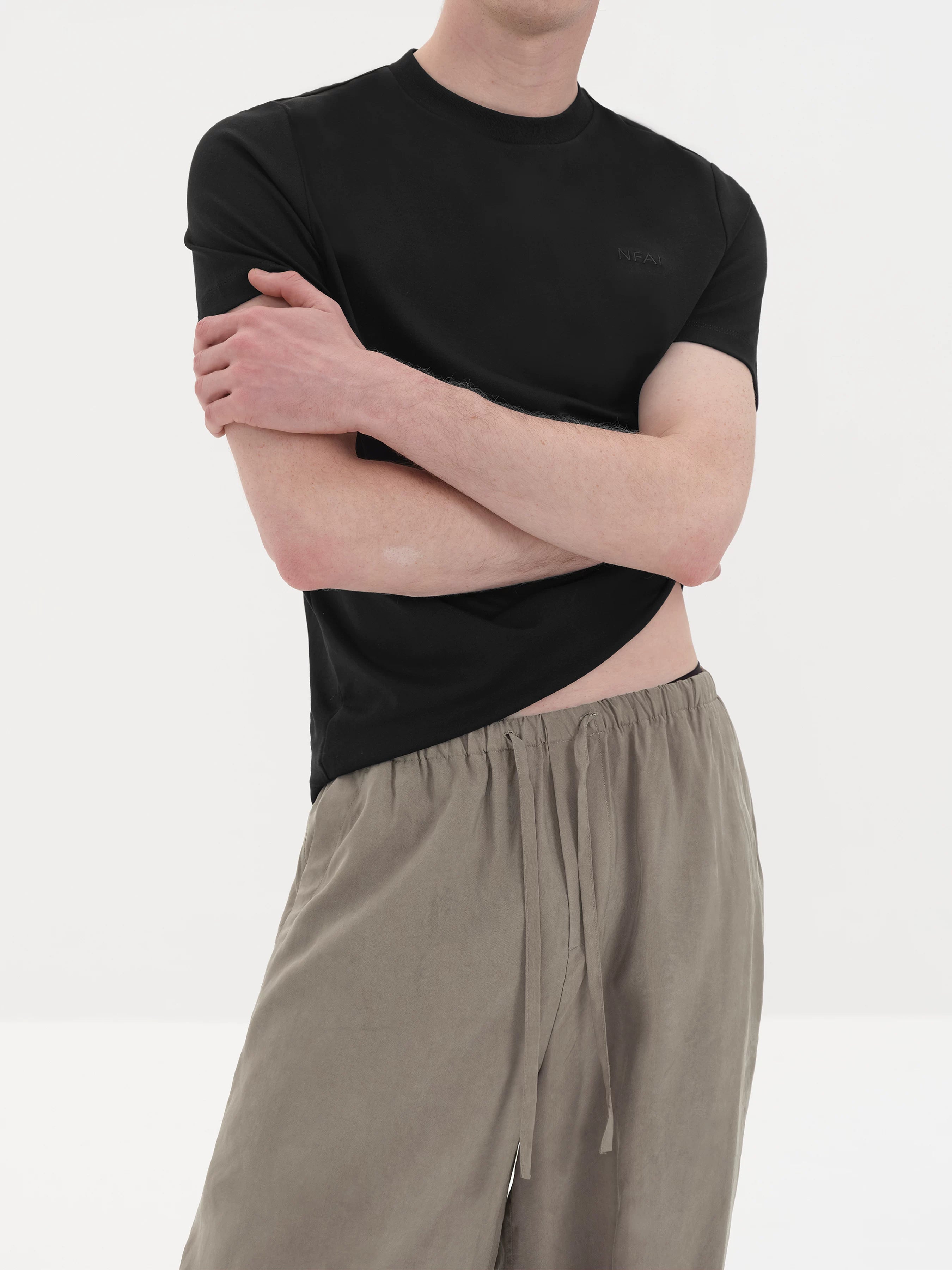 Logo Square Shoulder Quick Dry Tees