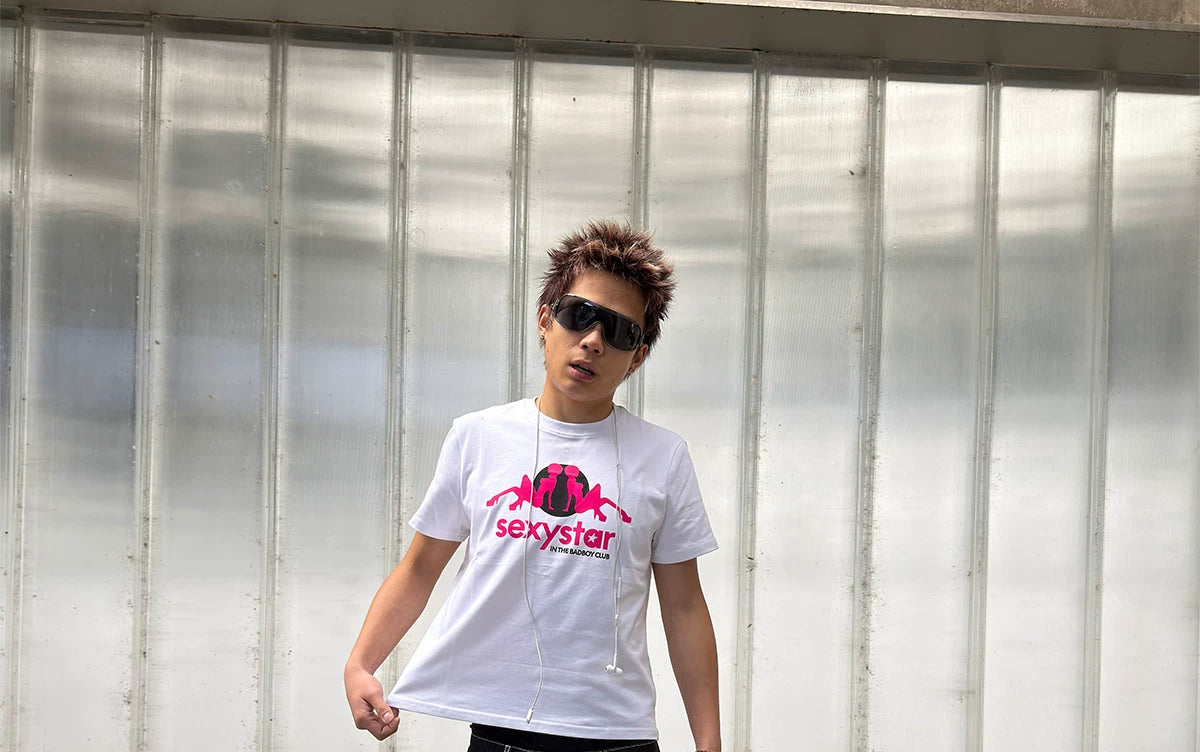 Color Block Graphic Print Tee