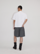 Oversized Short Sleeve Broad Shoulder Tees