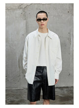 Triangle Pocket Shirt with Hidden Placket