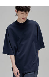 Vintage Ribbed Half Sleeve Tees