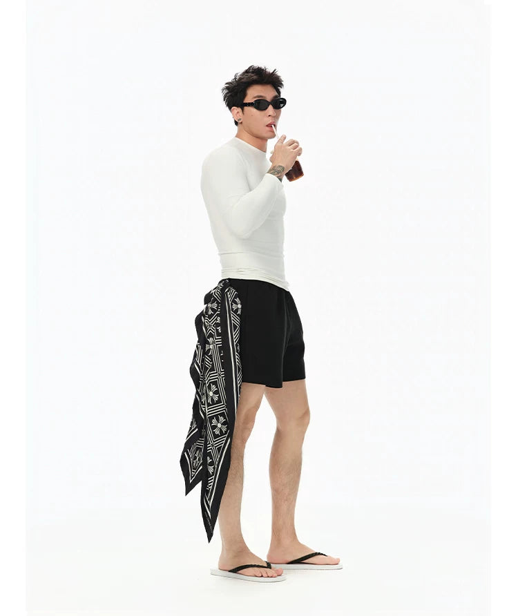 Soft Quick-Dry Fitted Long-Sleeve Top