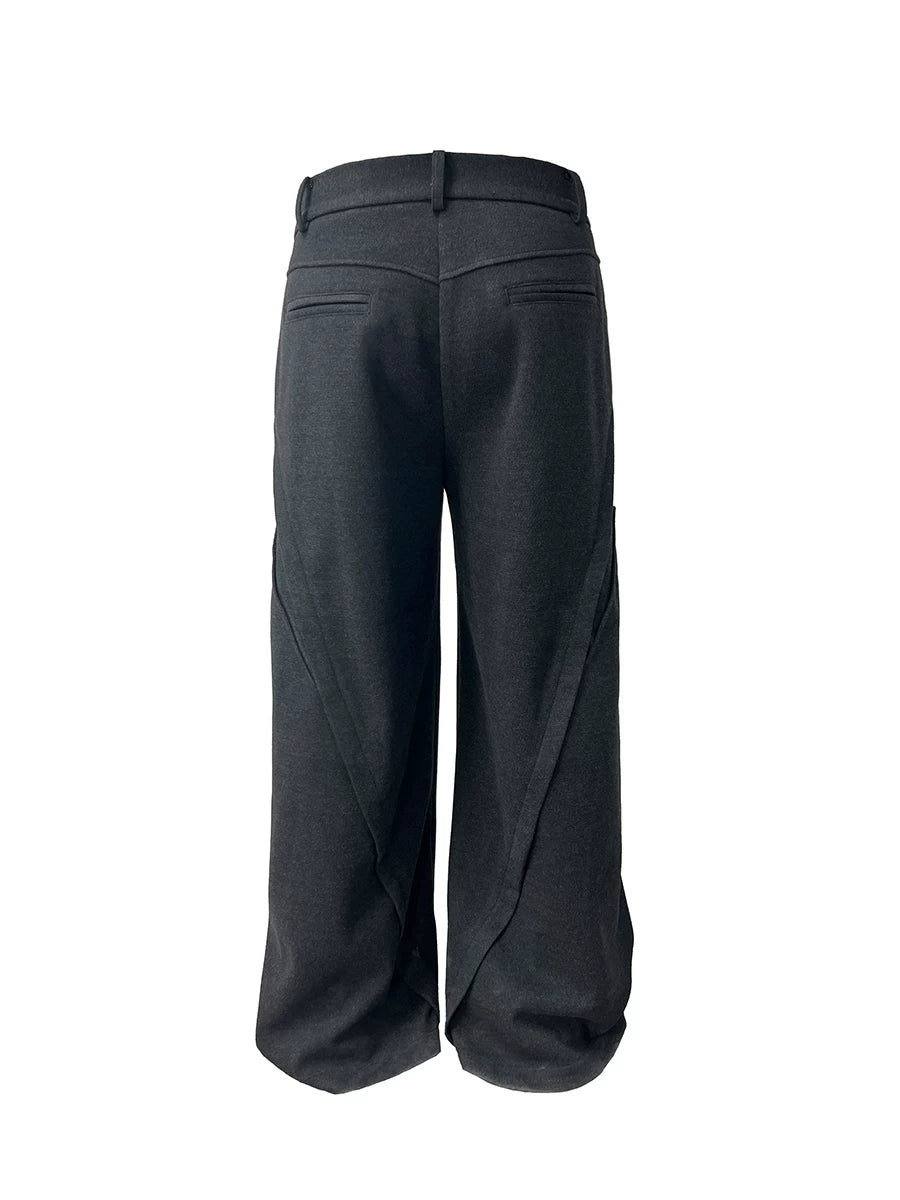 Loose Flare Fleece Pants