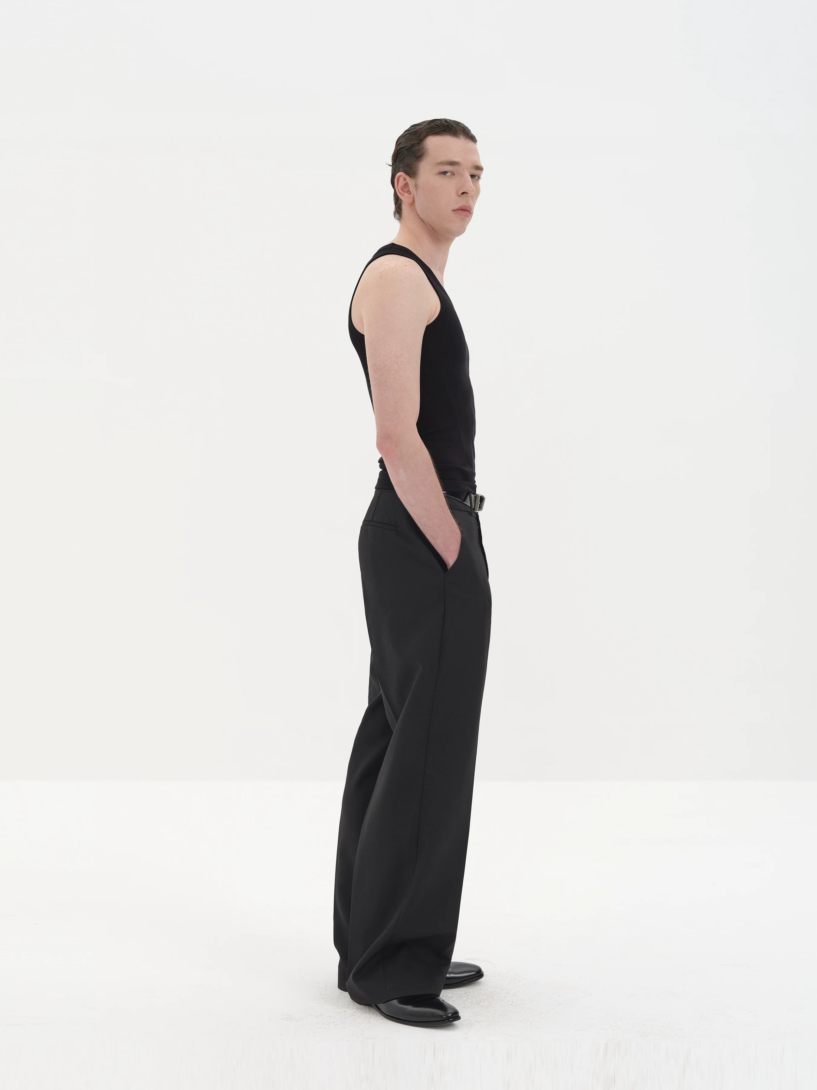 Flattering Lightweight Wide Collar Tank Tops