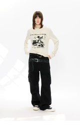 Modal Two-piece Henley Long Sleeve Tee