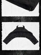 Detachable Devil Horned Down Vest