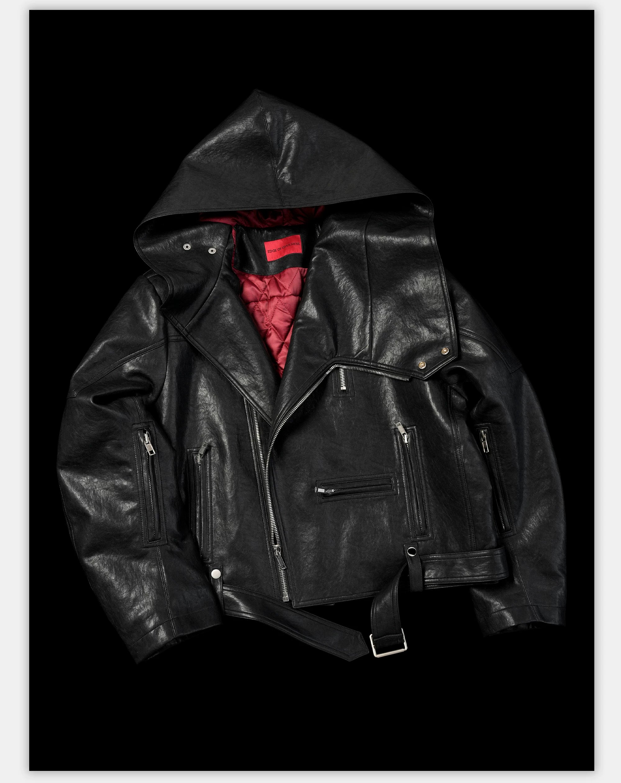 3M Collared Hooded Waxed Padded Jacket