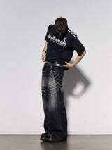 American Striped Embroidered Soldier Football Jersey